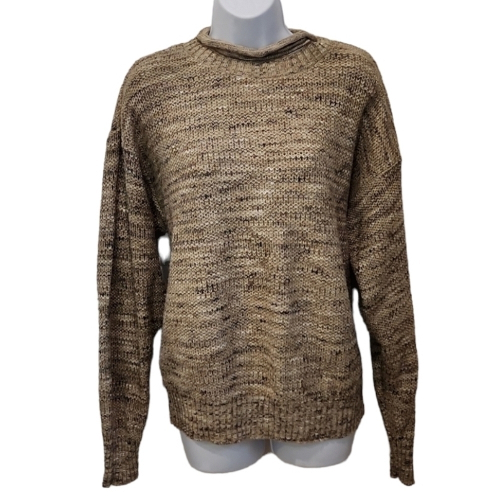 𝅺vintage TSR USA Chunky Knit Mock Neck Sweater